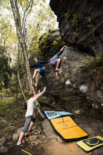 Bouldering at Bahratal / Bahravalley, Sachsen