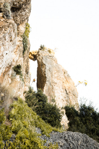 Climbing at Cliffbase - Hvar