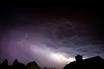little thunderstorm at my hometown