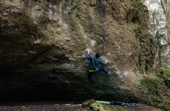 My first 7a :) - Drei Freundeskreis at Fränkisches Wunderland, Frankenjura